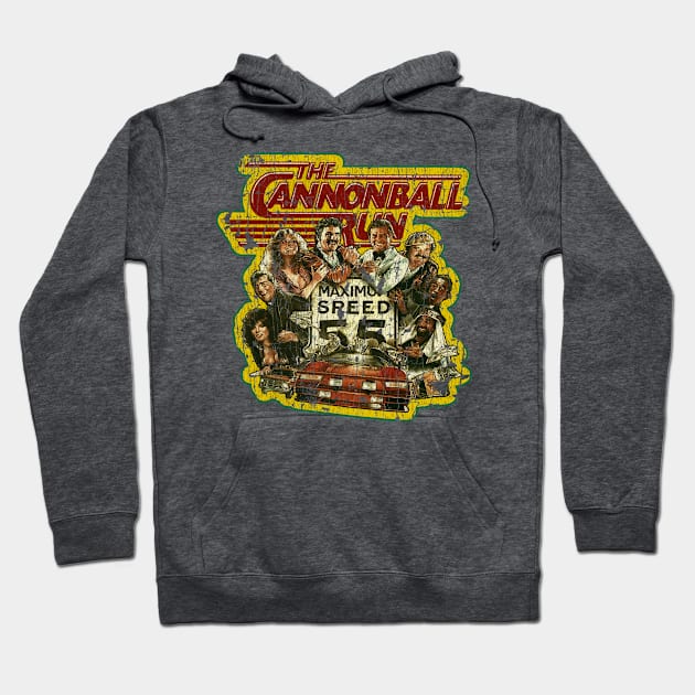 The Cannonball Run // 80s Vintage Hoodie by Kiranamaraya